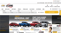 Desktop Screenshot of classicchevrolet.com